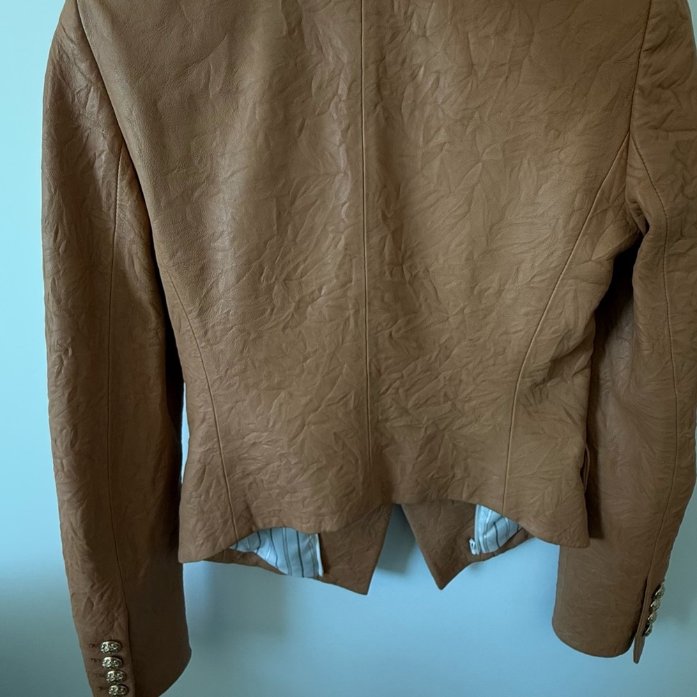 Double-Breasted Tan Jacket - image 5